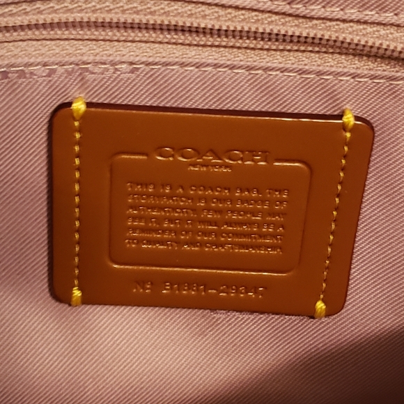 Coach Purple/Lavendar Crossbody Bag - Picture 6 of 7